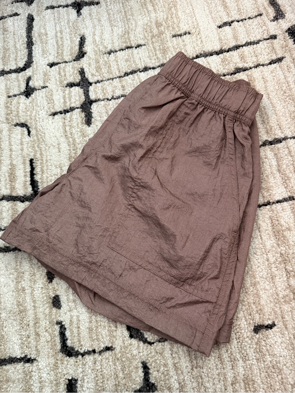 Athleta Brown Midi A-Line Skirt